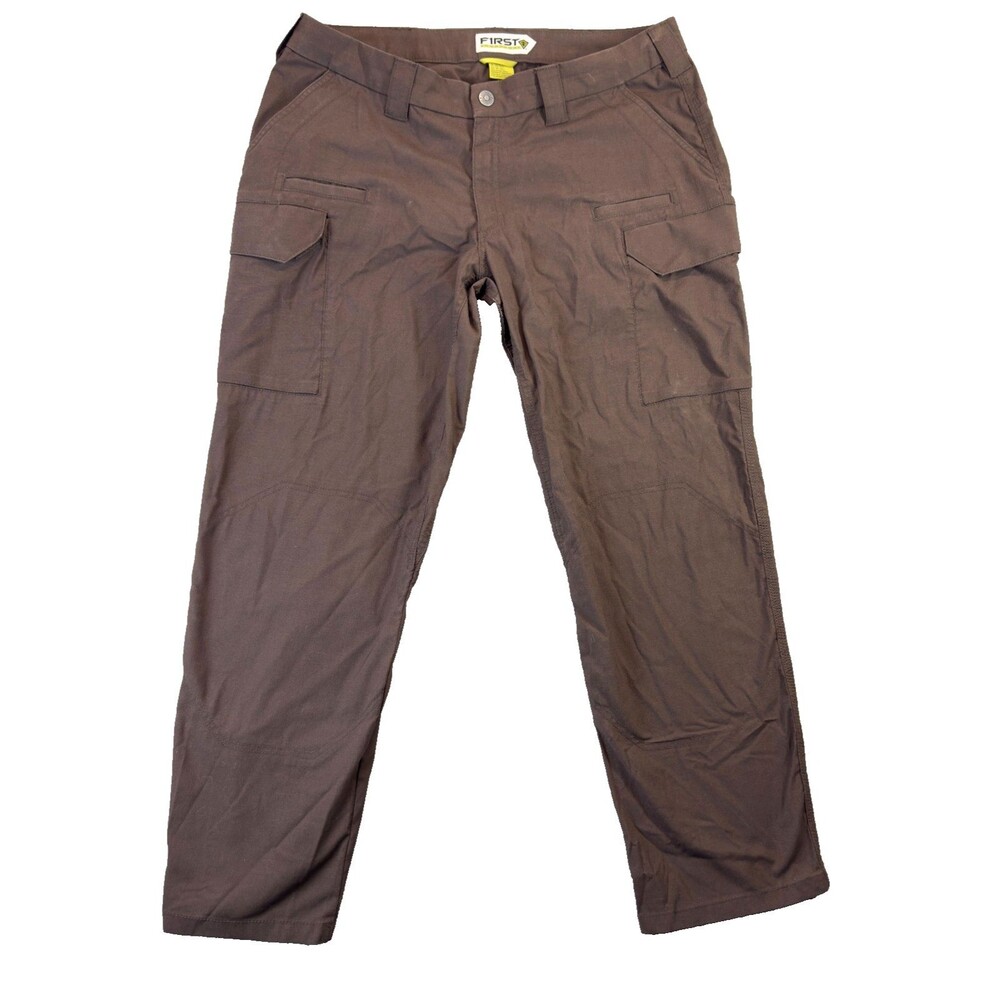 First Tactical Pants Womens 18 Regular Brown v2 Cargo Ripstop Duty Work Hiking